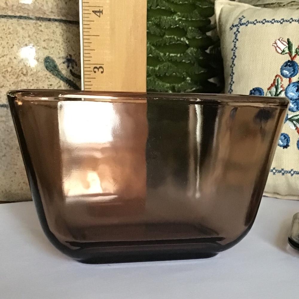 Pyrex Vintage Refrigerator Dish with Lid Amber EUC Corning Visions - Picture 8 of 14